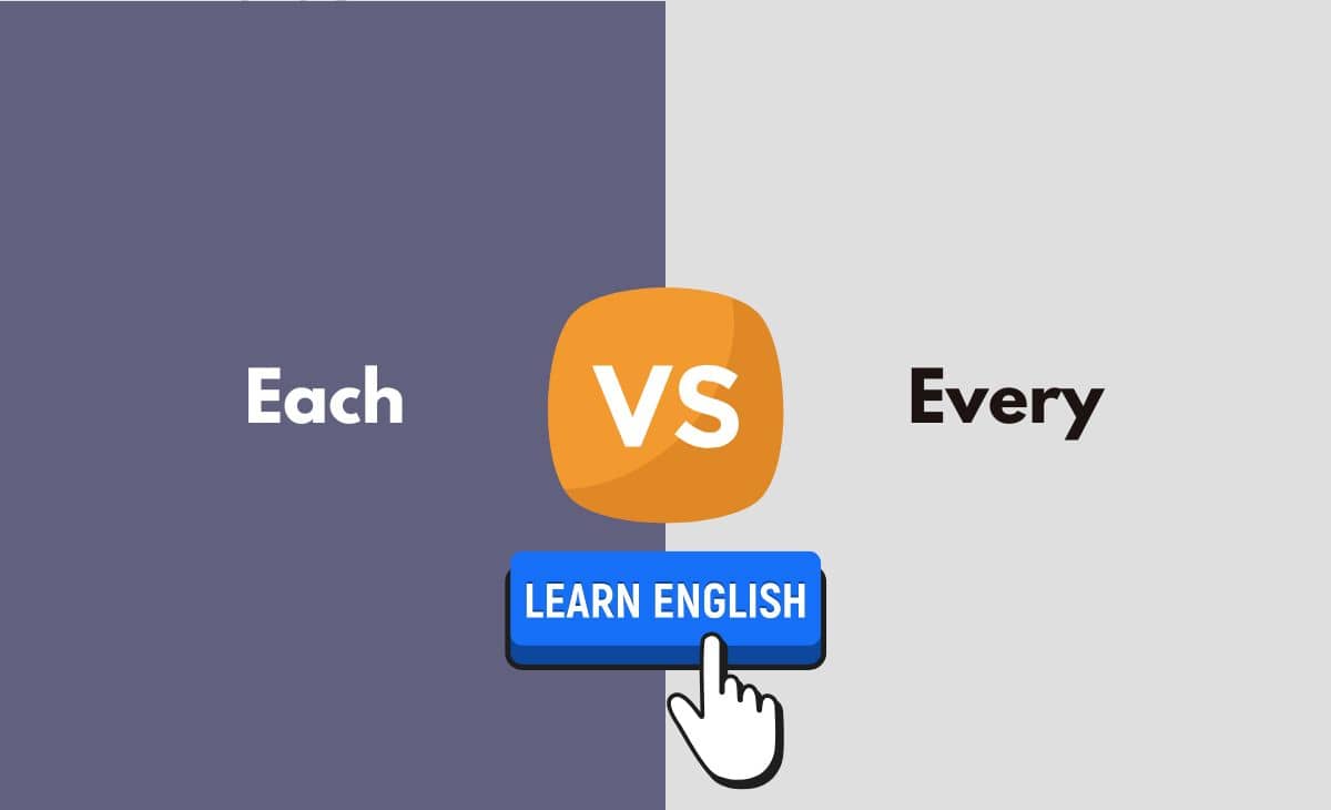 Difference Between Each and Every