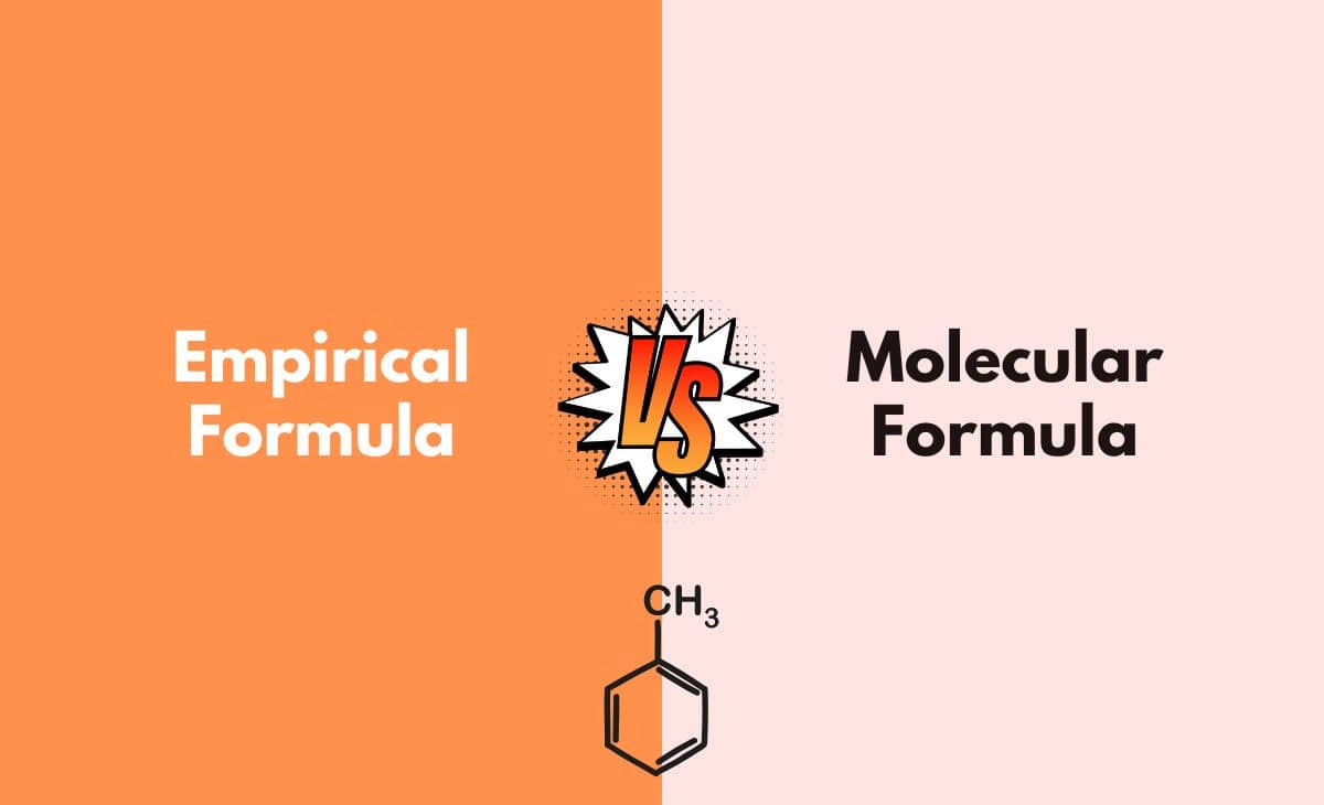 Difference Between Empirical and Molecular Formula