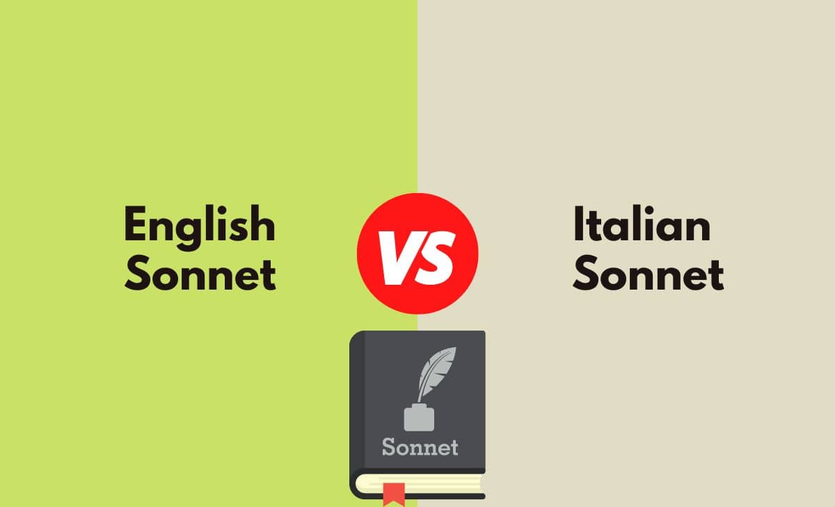 Difference Between English and Italian Sonnet
