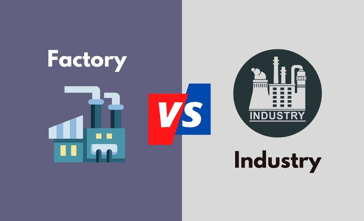 Difference Between Factory and Industry