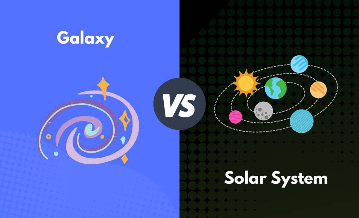 Difference Between Galaxy and Solar System