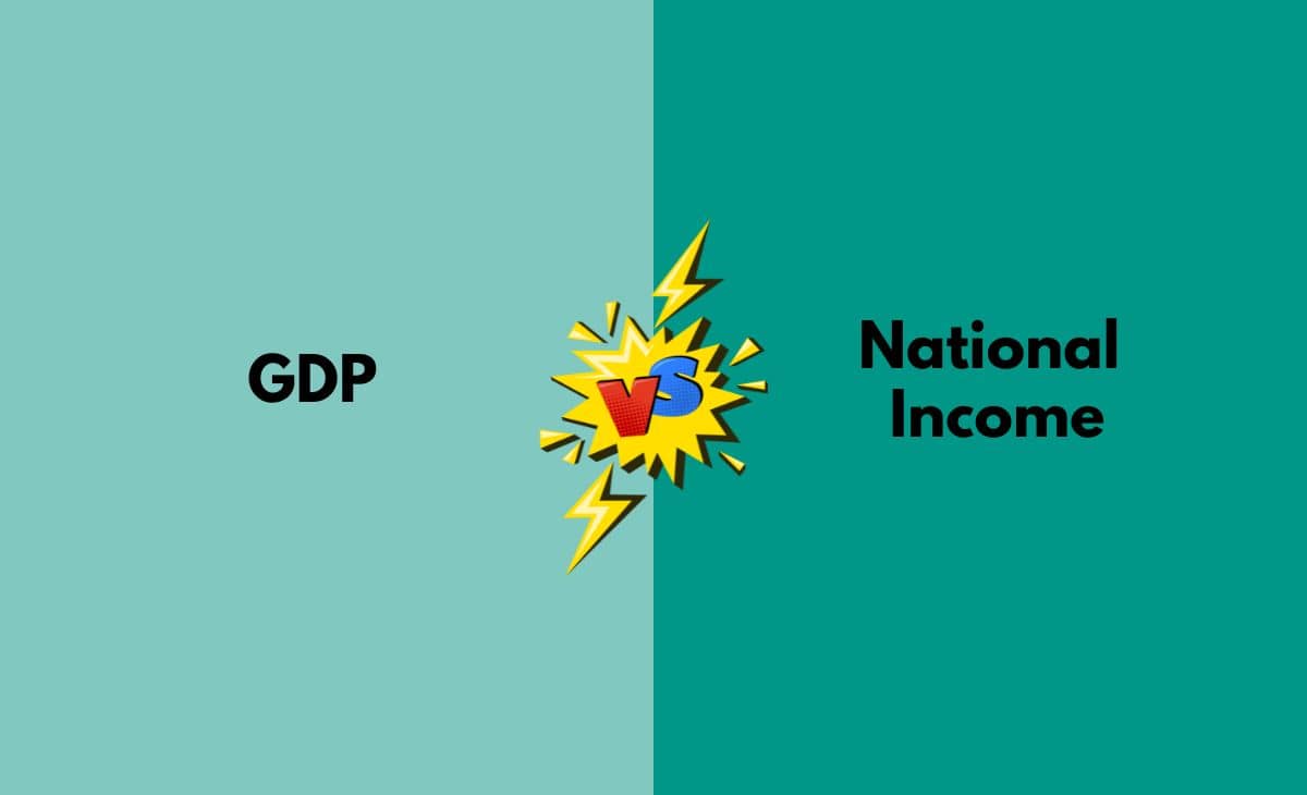 Difference Between GDP and National Income
