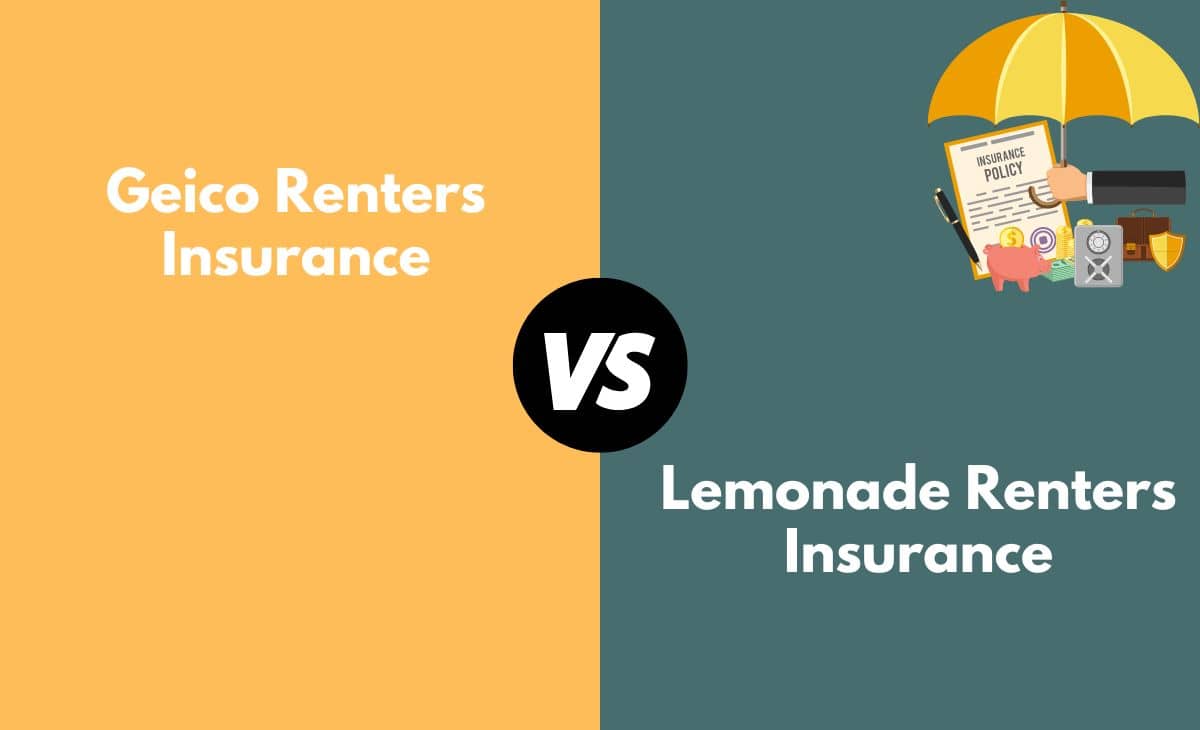 Difference Between Geico Renters Insurance and Lemonade Renters Insurance