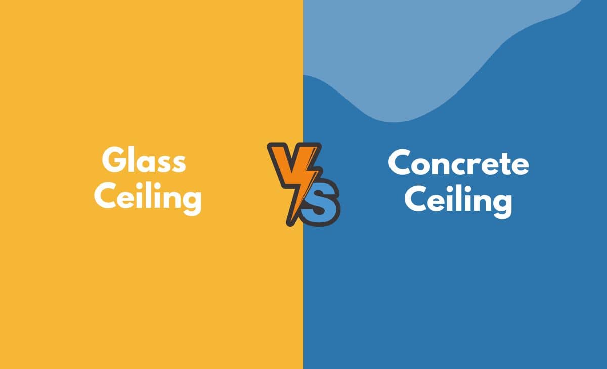 Difference Between Glass Ceiling and Concrete Ceiling