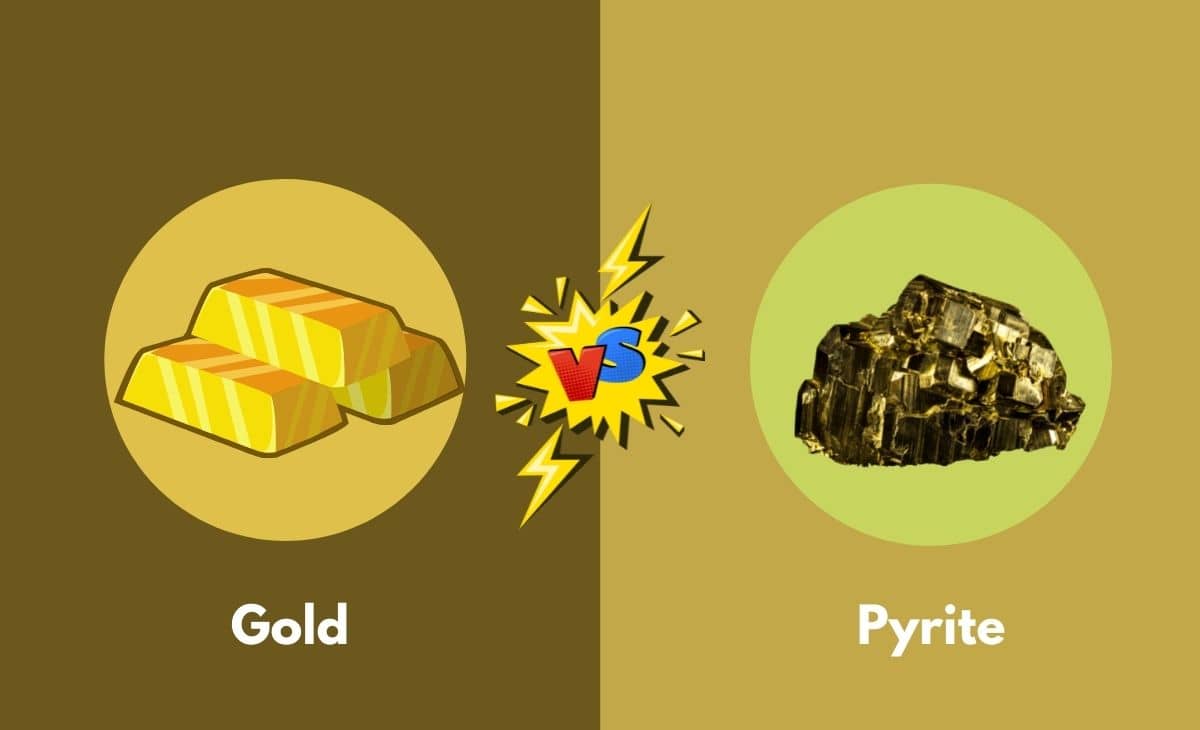 Difference Between Gold and Pyrite