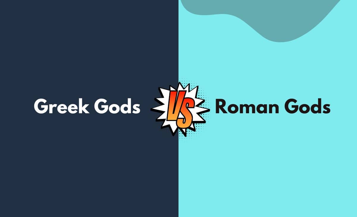 Difference Between Greek Gods and Roman Gods