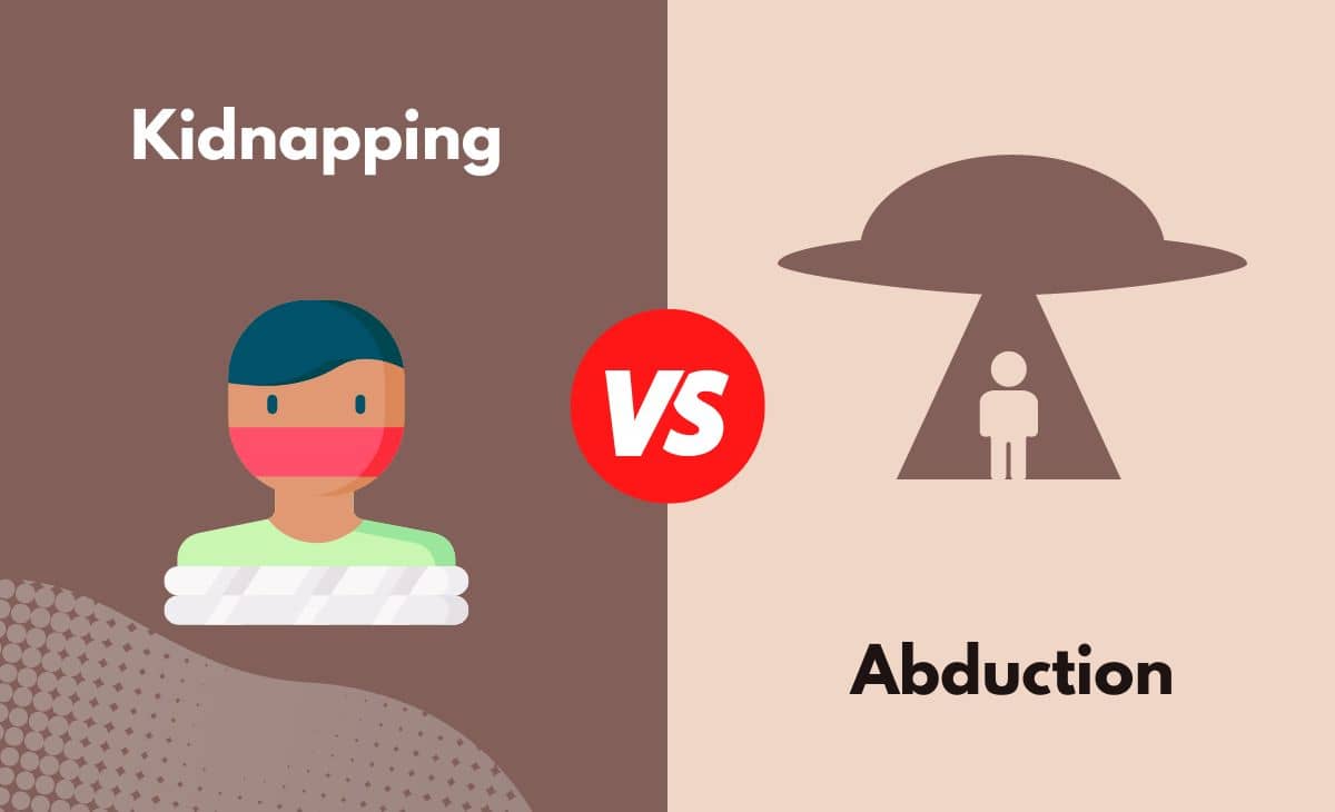 Difference Between Kidnapping and Abduction