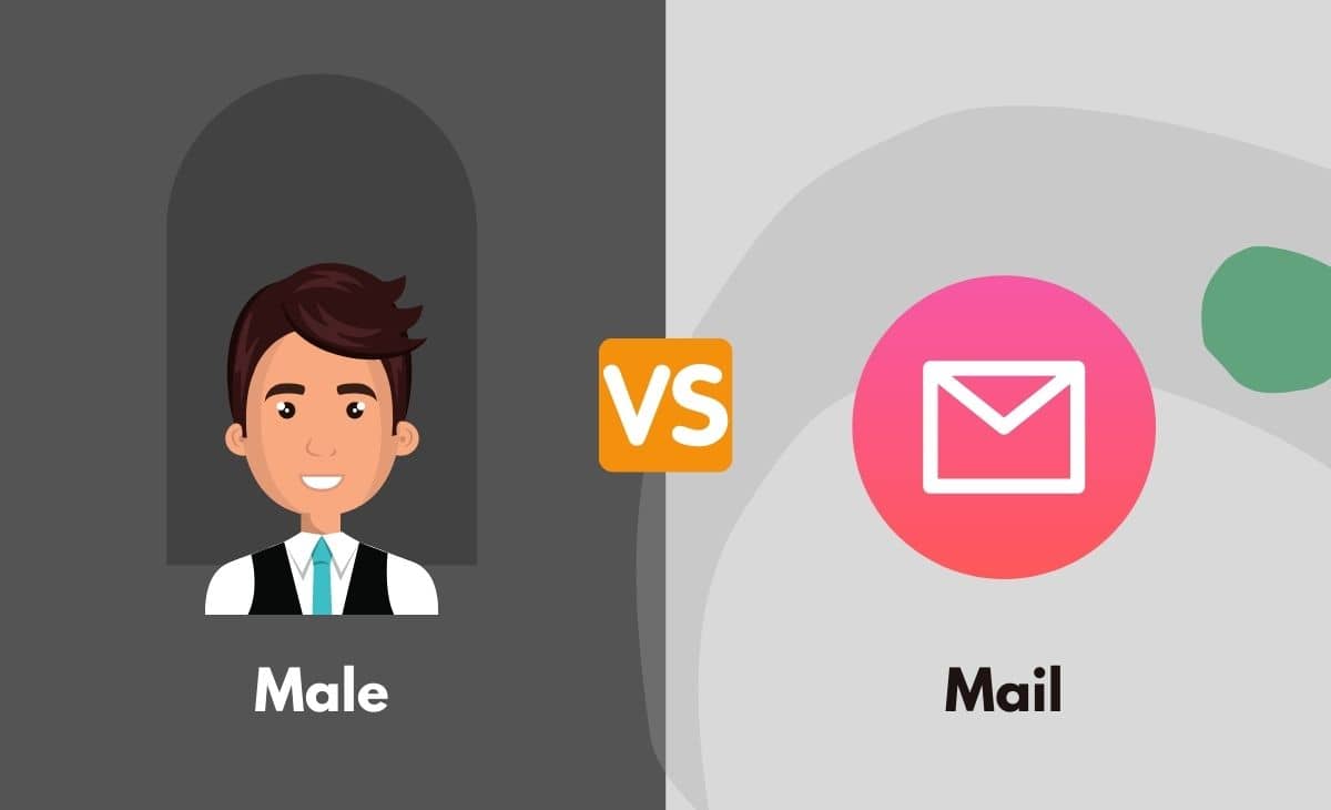 Difference Between Male and Mail