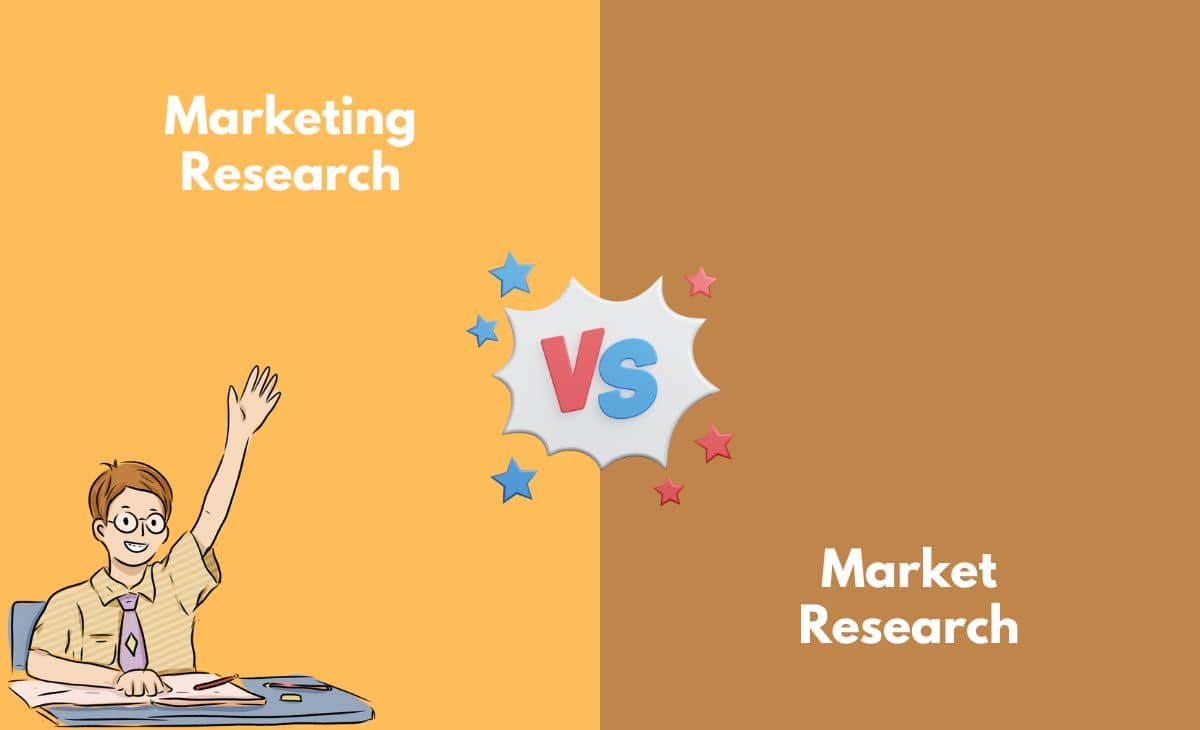 Difference Between Marketing Research and Market Research