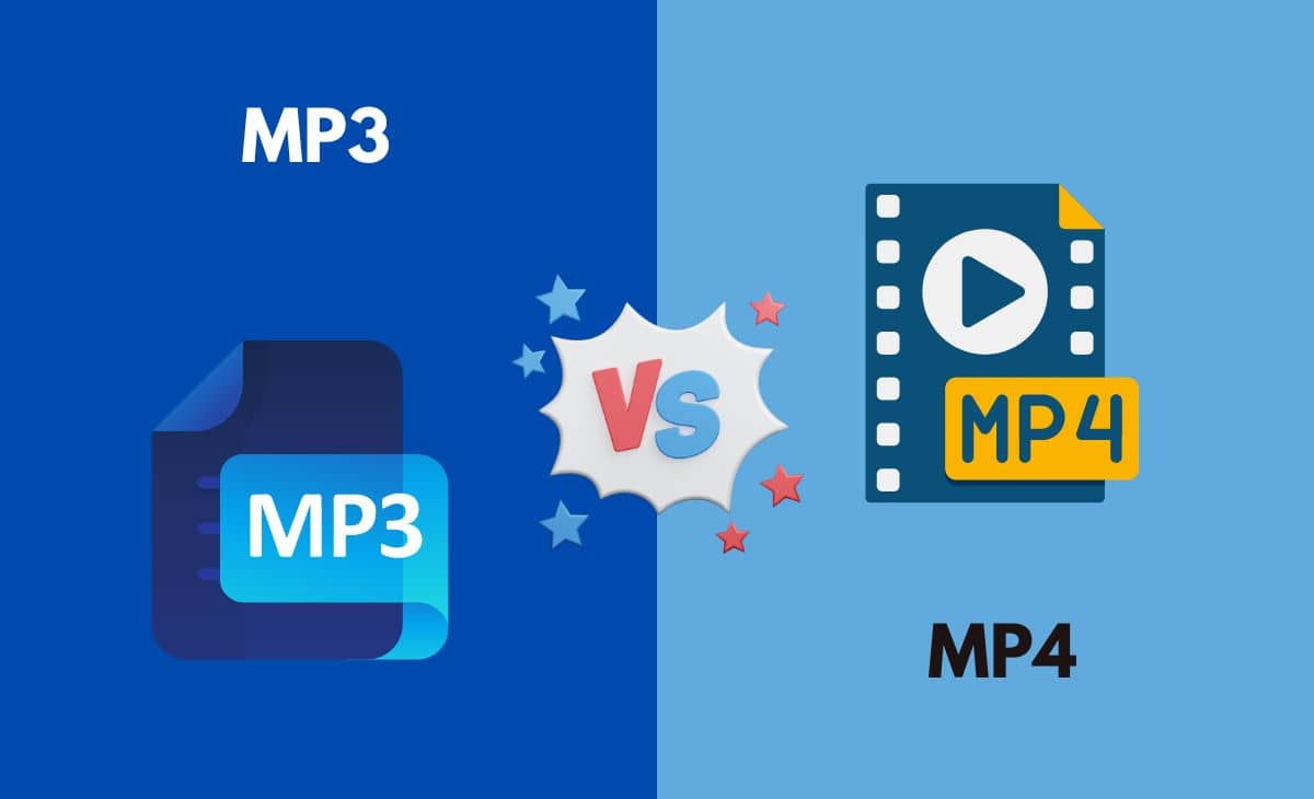 Difference Between MP3 and MP4