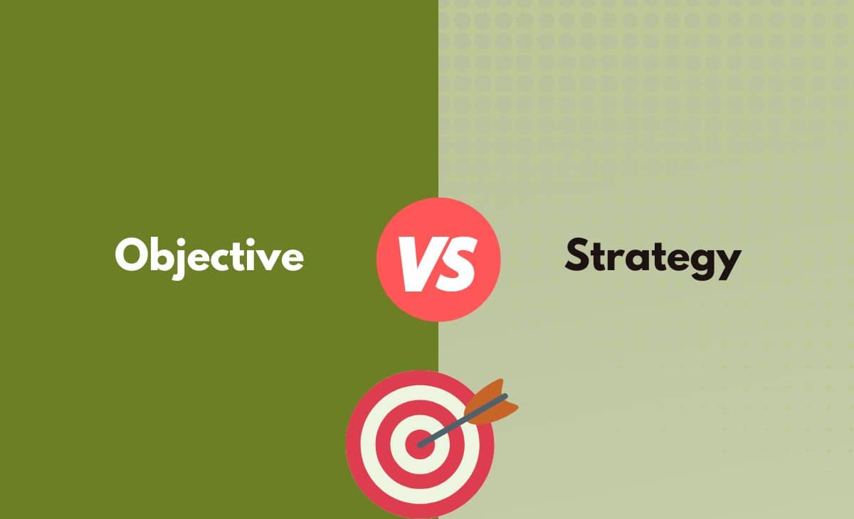 Difference Between Objective and Strategy