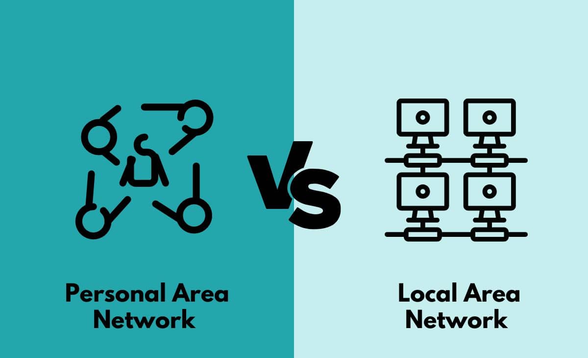 Difference Between Personal Area Network and Local Area Network