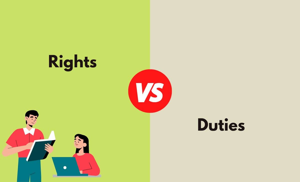 Difference Between Rights and Duties