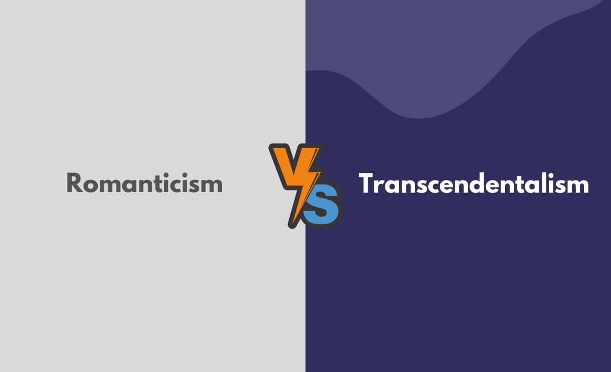 Difference Between Romanticism and Transcendentalism