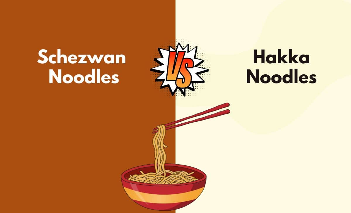 Difference Between Schezwan and Hakka Noodles