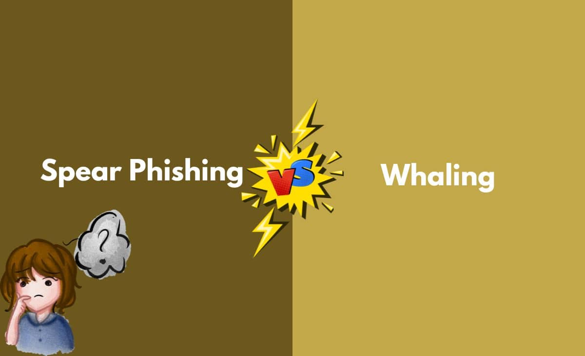 Difference Between Spear Phishing and Whaling