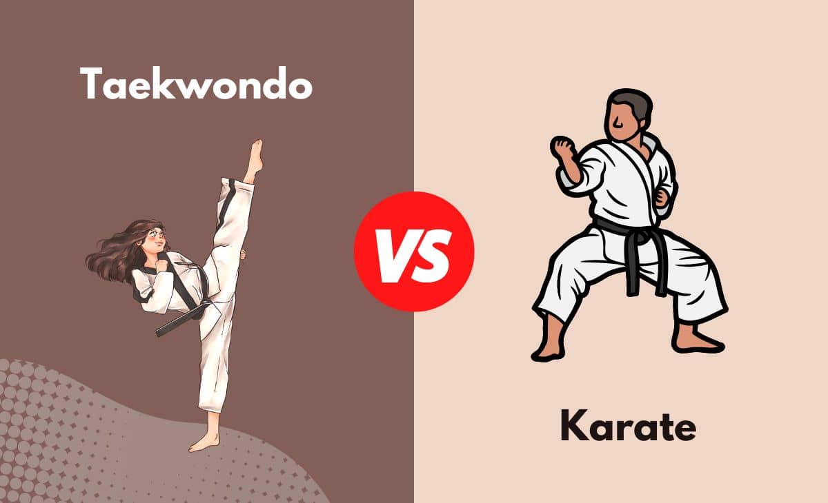 Difference Between Taekwondo and Karate