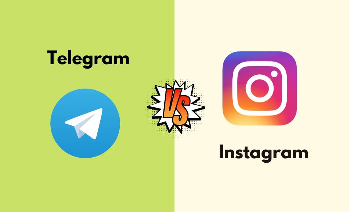 Difference Between Telegram and Instagram