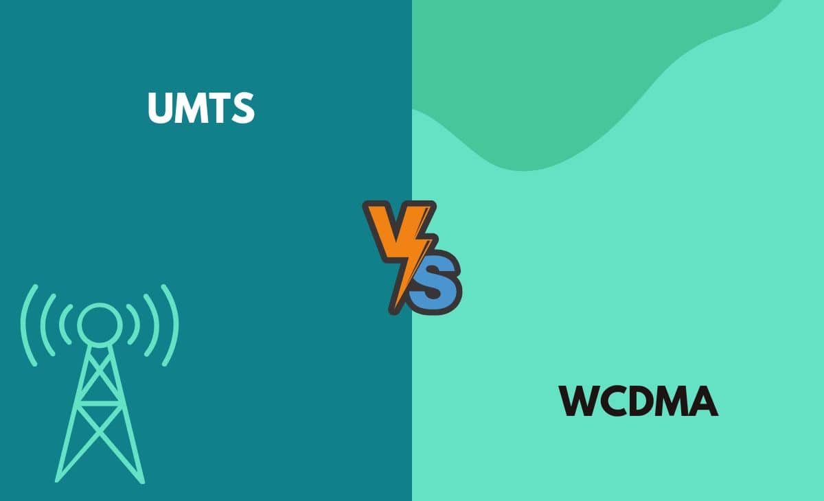 Difference Between UMTS and WCDMA