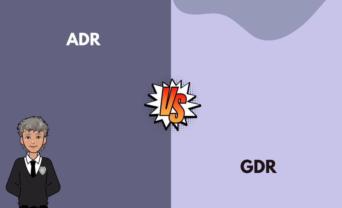 Difference Between ADR and GDR