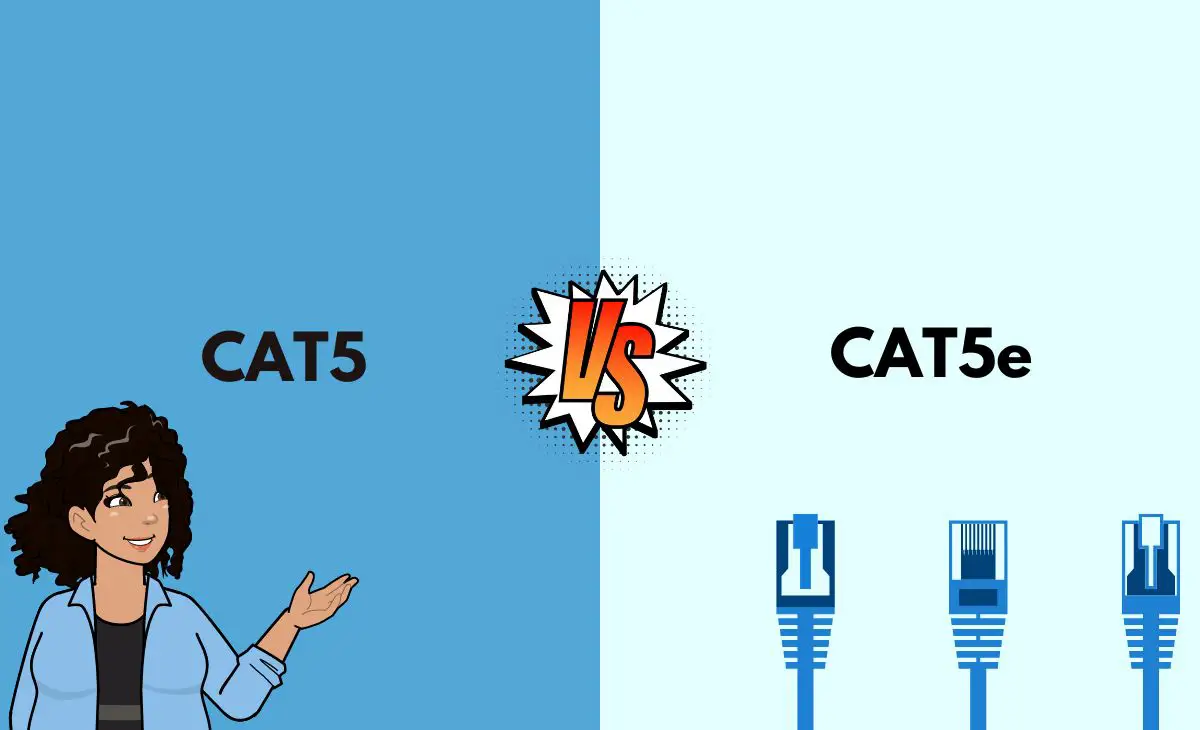 Difference Between CAT5 and CAT5e