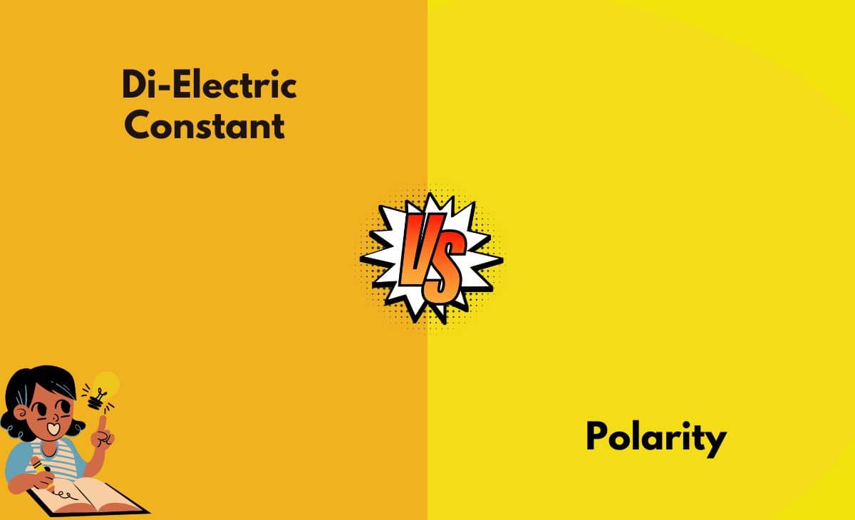 Difference Between Di-Electric Constant And Polarity