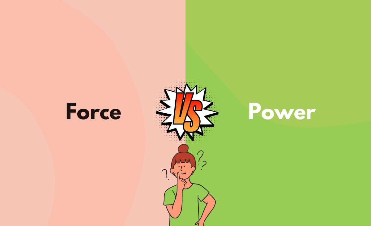 Difference Between Force and Power