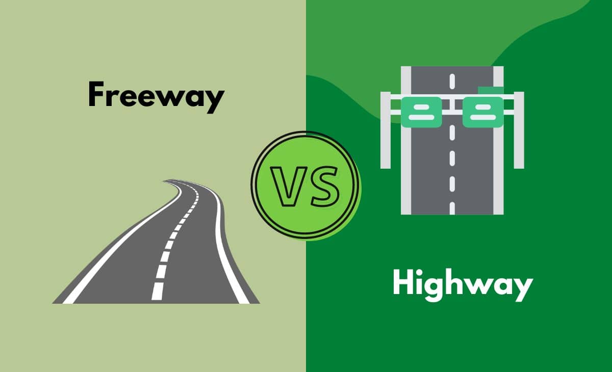 Difference Between Freeway and Highway