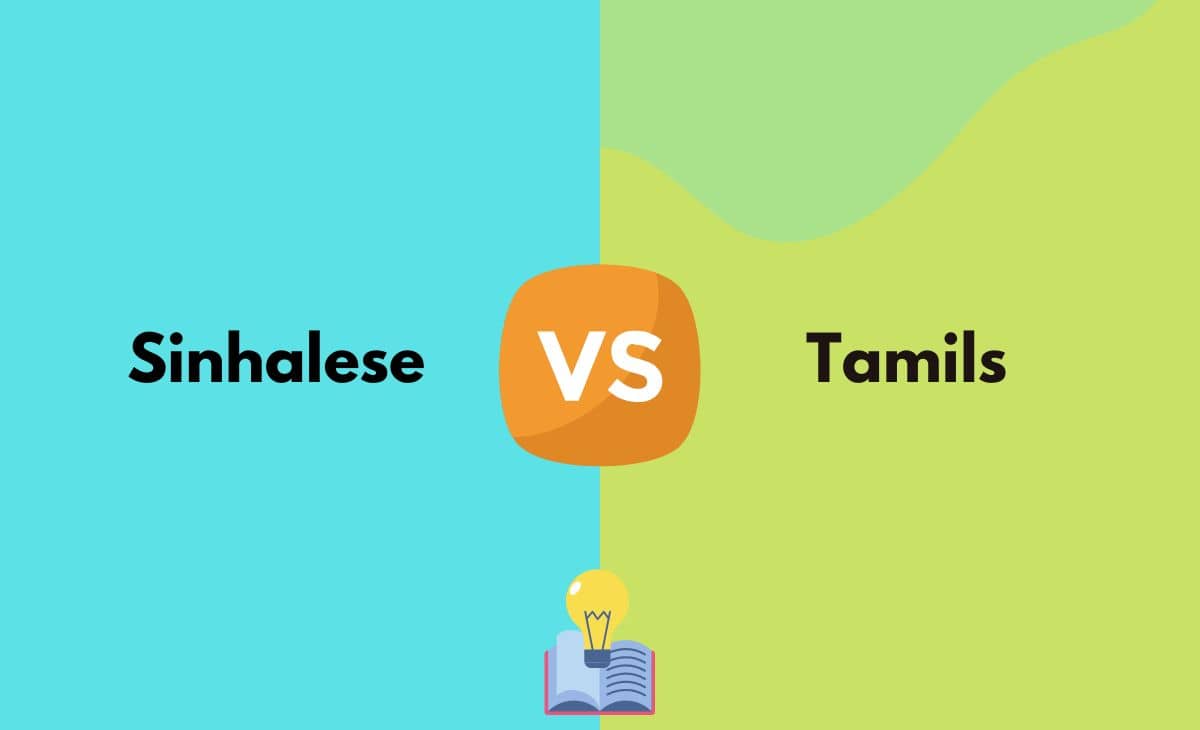 Difference Between Sinhalese and Tamils