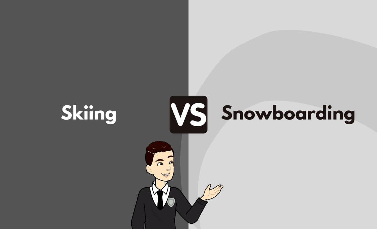 Difference Between Skiing and Snowboarding