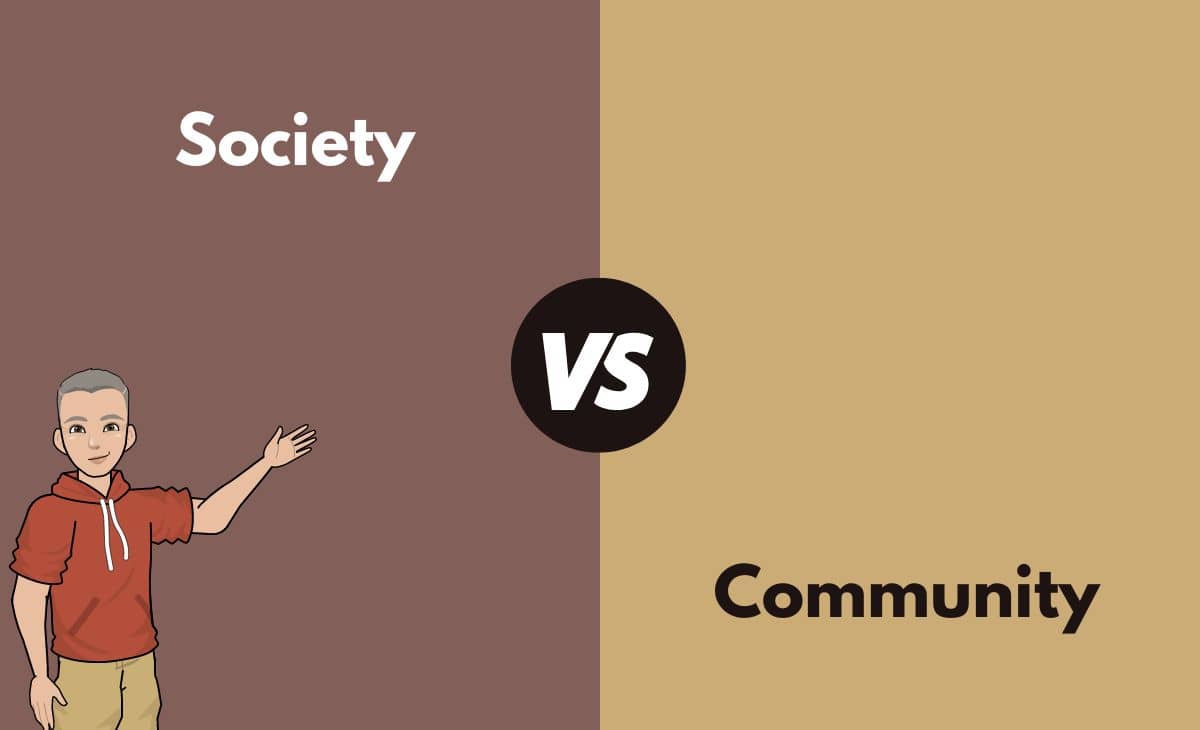 Difference Between Society and Community