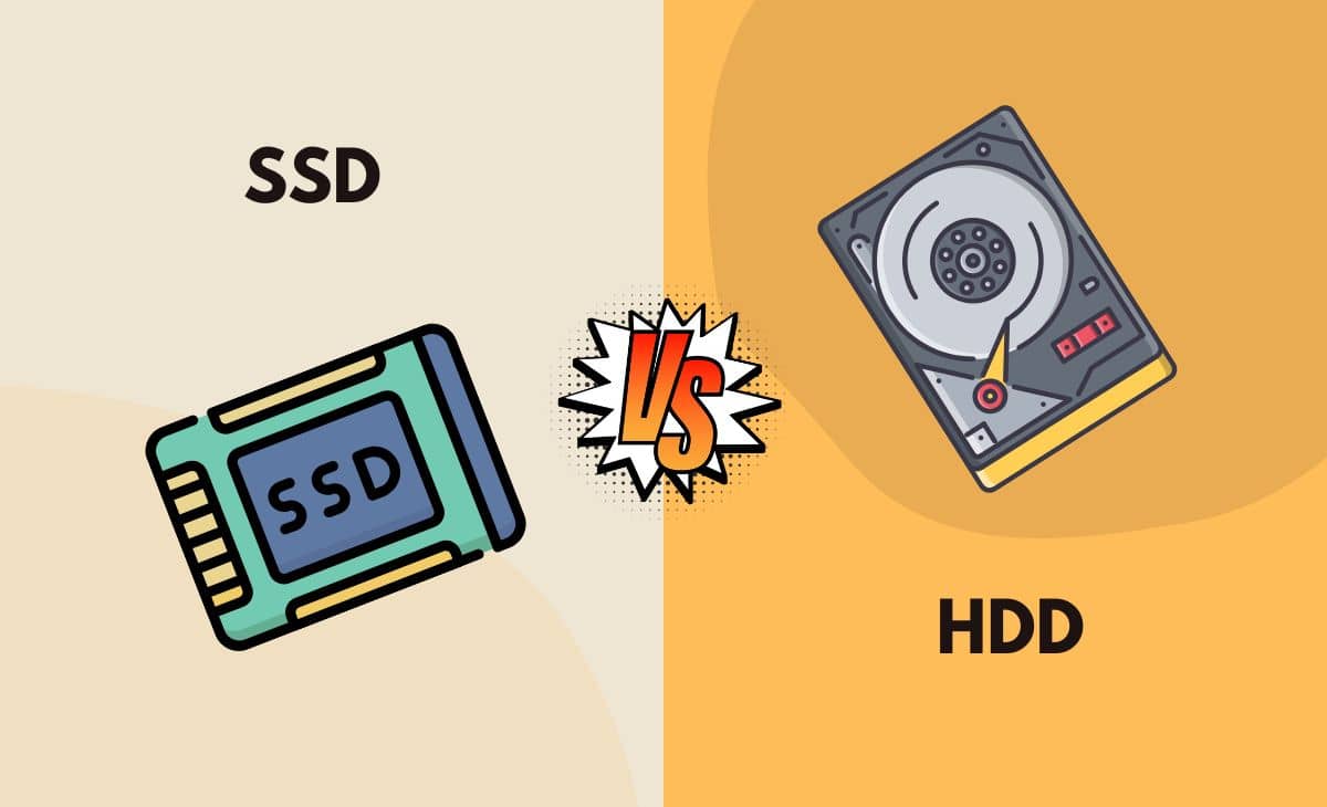 Difference Between SSD and HDD