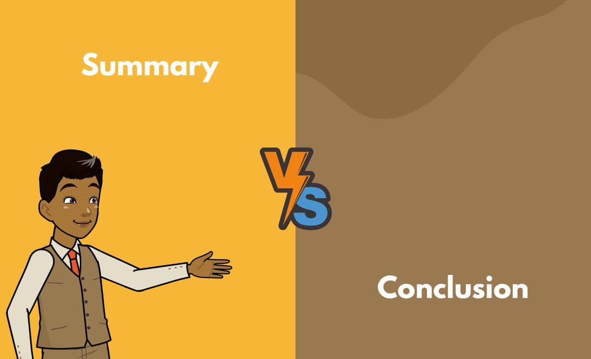 Difference Between Summary and Conclusion