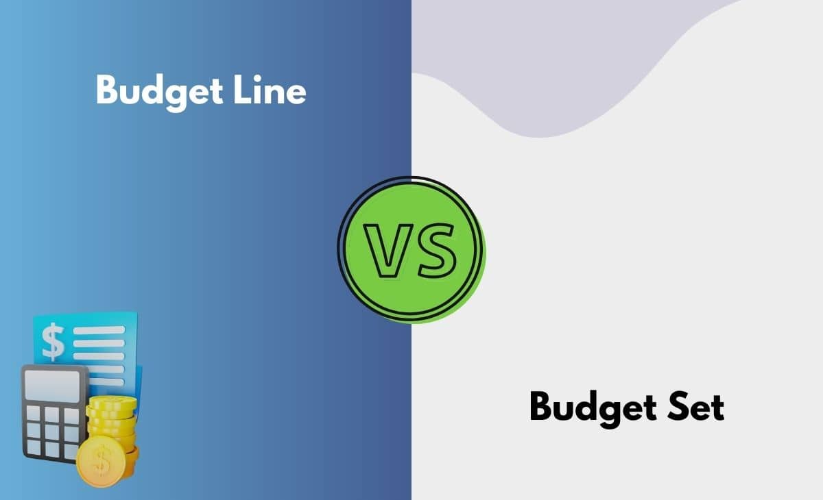 Difference Between Budget Line and Budget Set