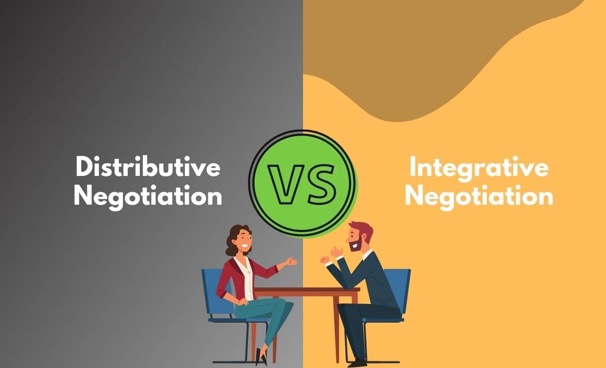 Difference Between Distributive Negotiation and Integrative Negotiation
