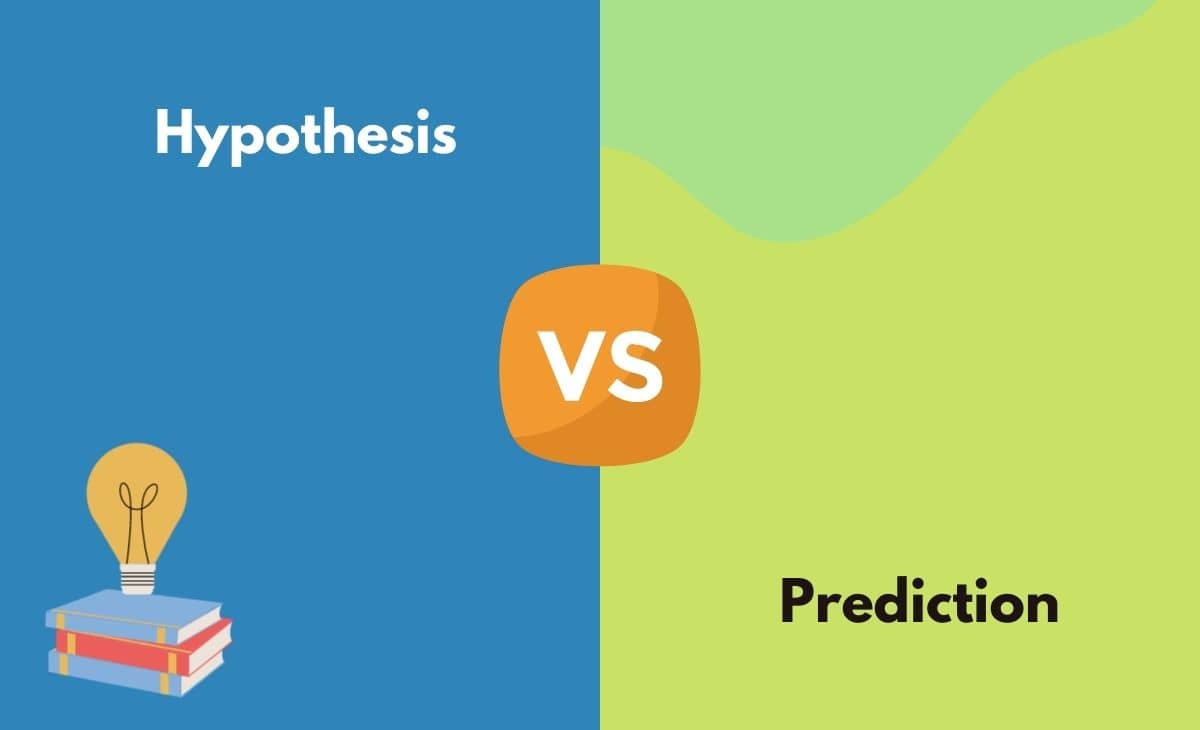 hypothesis vs predictions