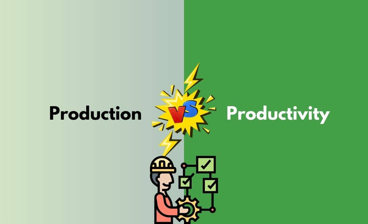 Difference Between Production and Productivity