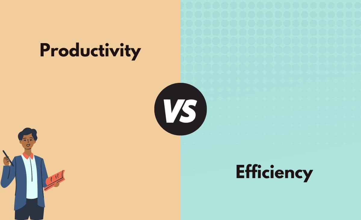 Difference Between Productivity and Efficiency