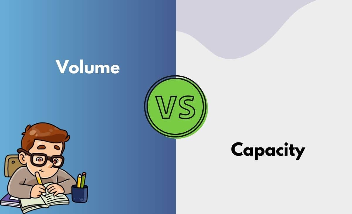 Difference Between Volume and Capacity
