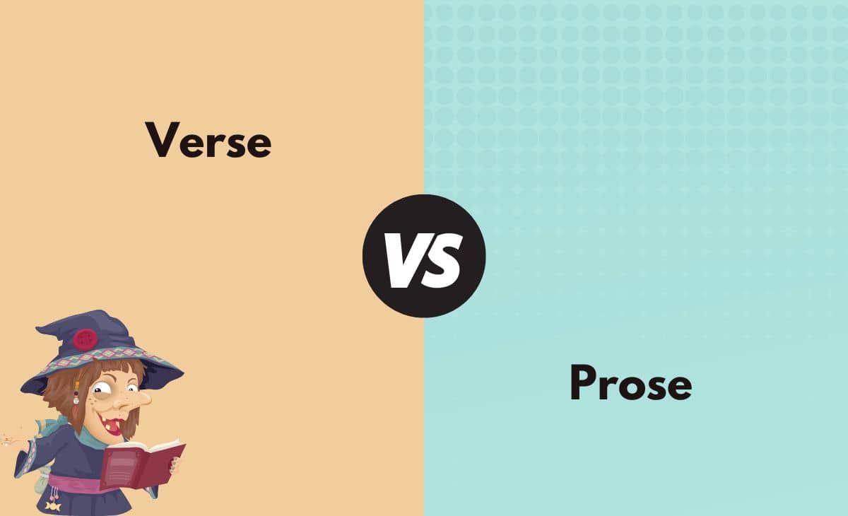 Difference Between Verse and Prose
