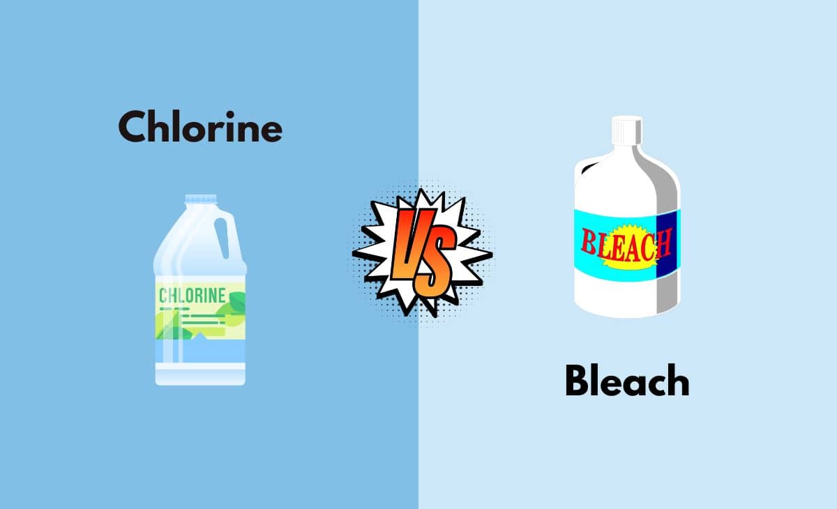 Difference Between Chlorine and Bleach