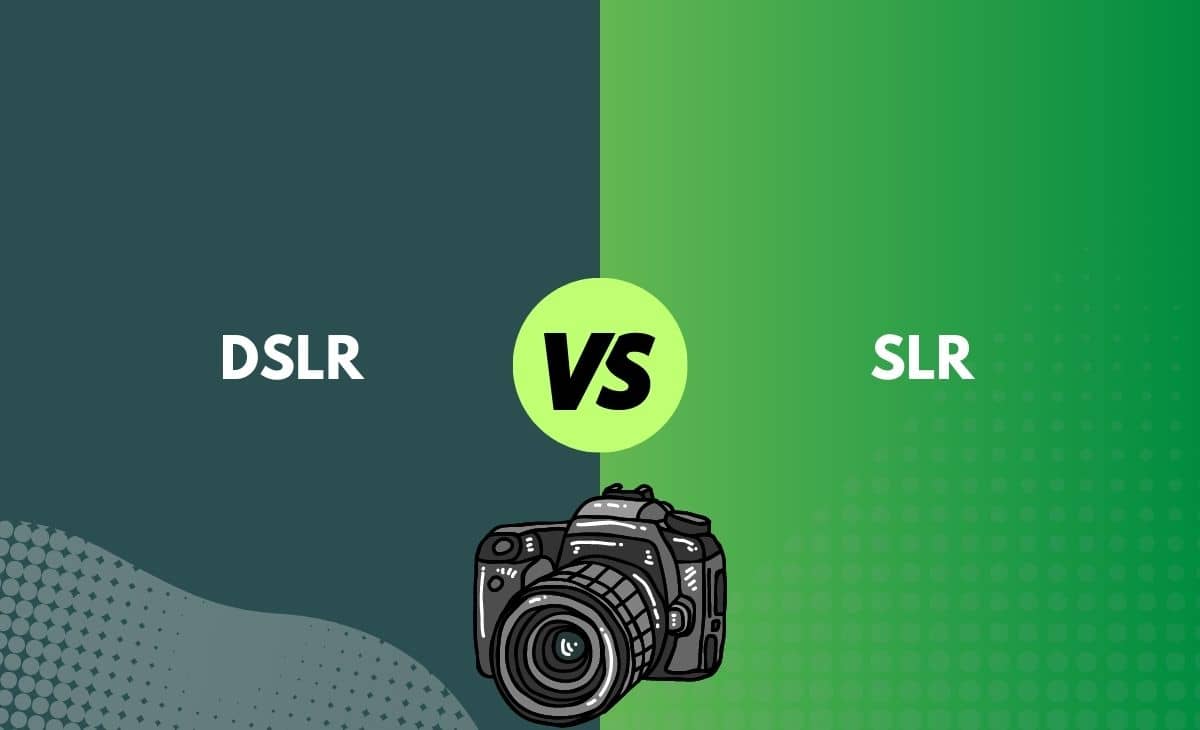 Difference Between DSLR and SLR Camera