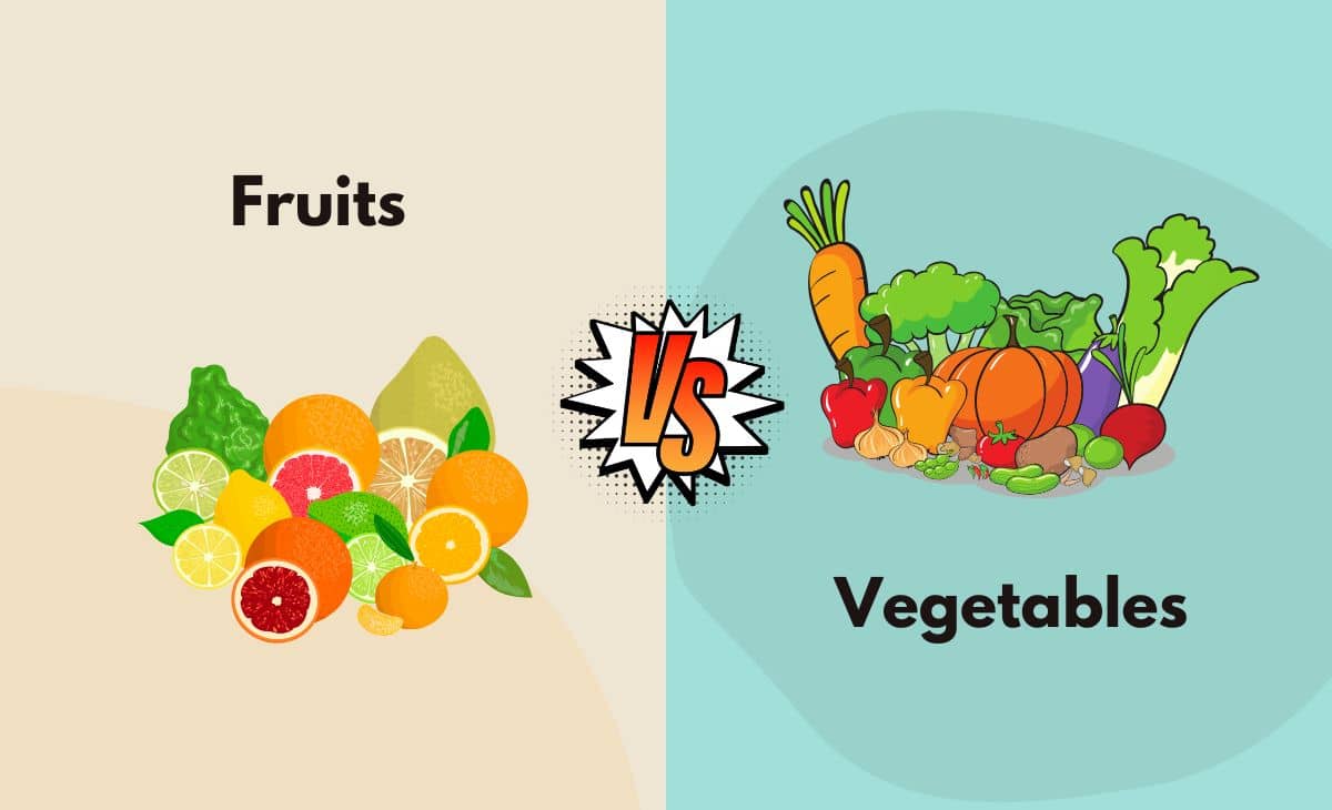 Difference Between Fruit and Vegetable