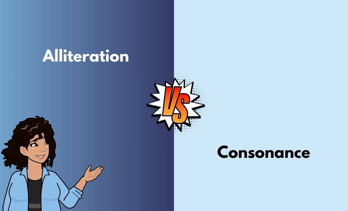 Difference Between Alliteration and Consonance