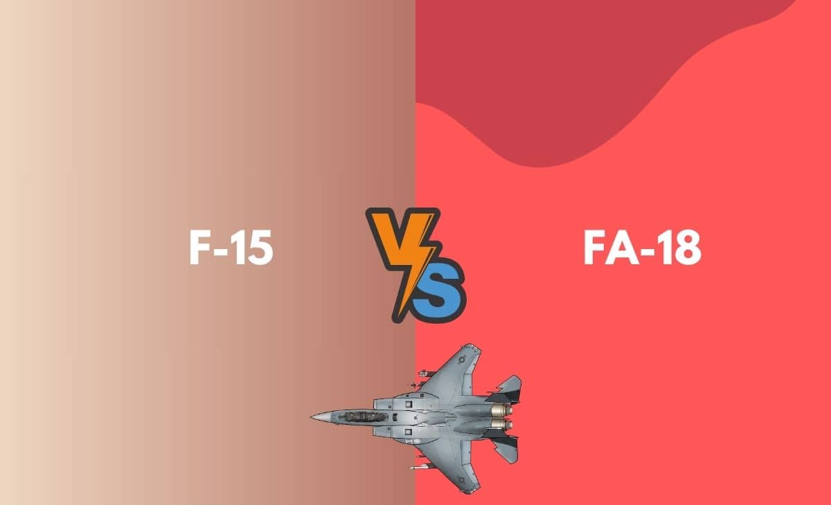 Difference Between F-15 and FA-18