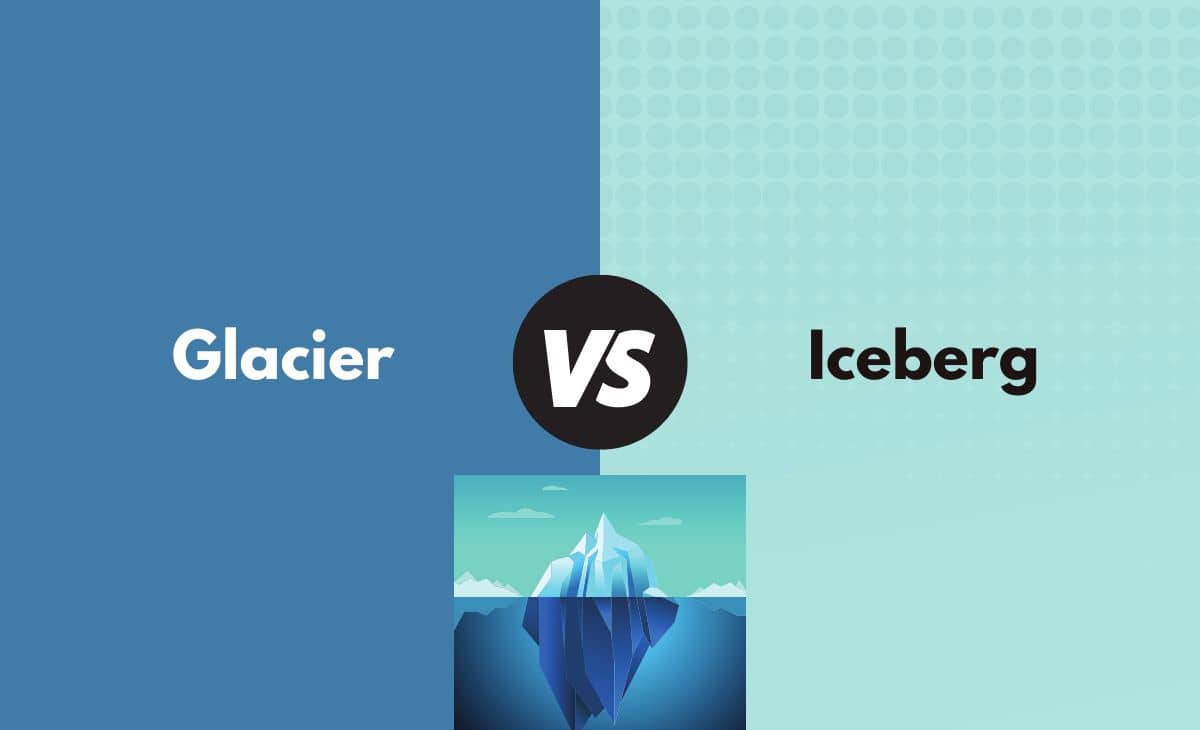 Difference Between Glacier and Iceberg