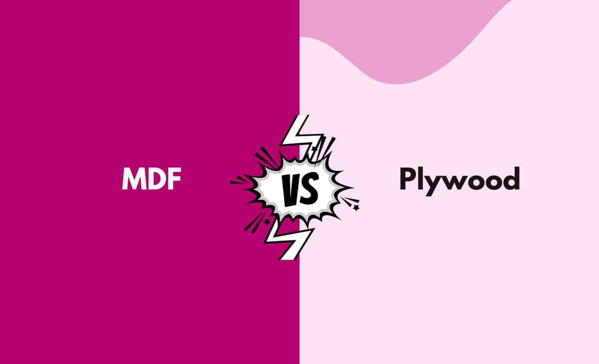 Difference Between MDF and Plywood
