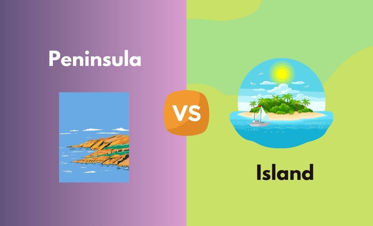 Difference Between Peninsula and Island