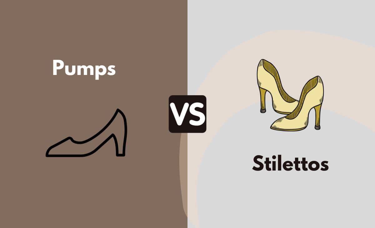 Difference Between Pumps and Stilettos