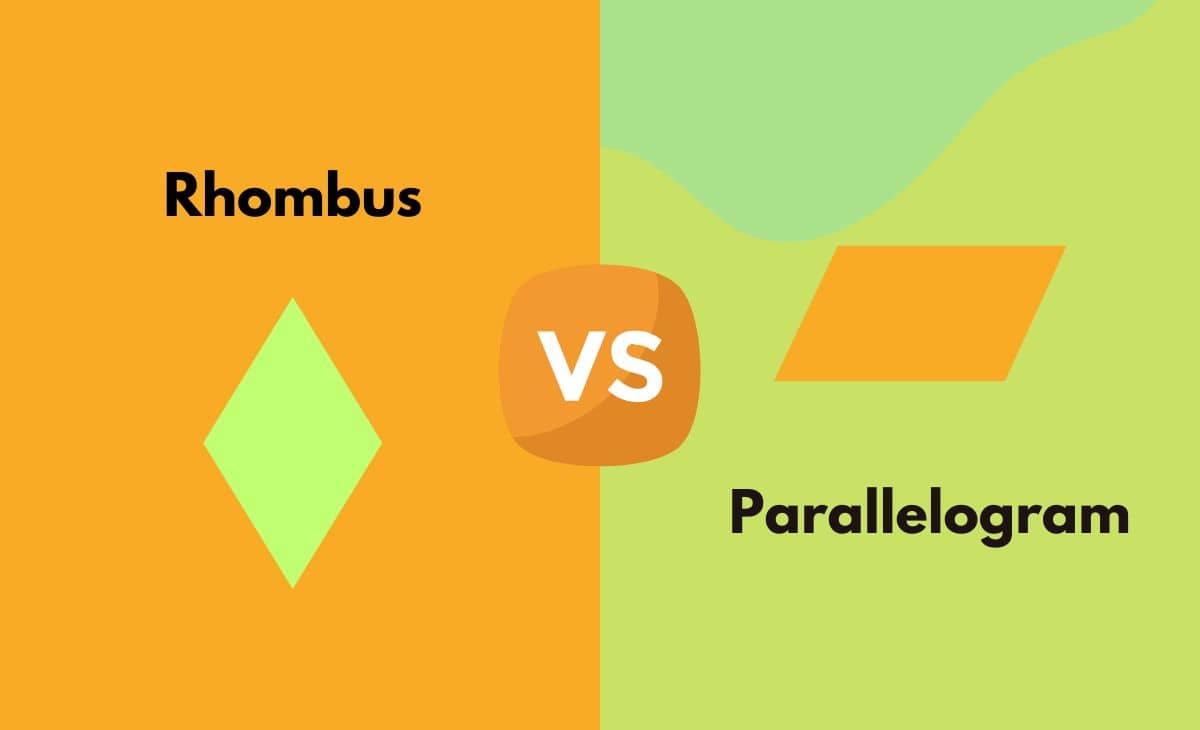 Difference Between Rhombus and Parallelogram